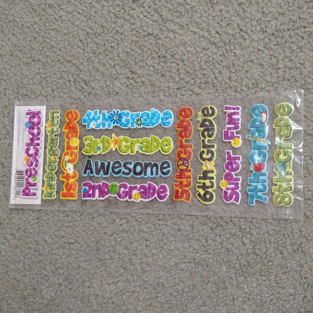 School Year Stickers - New
